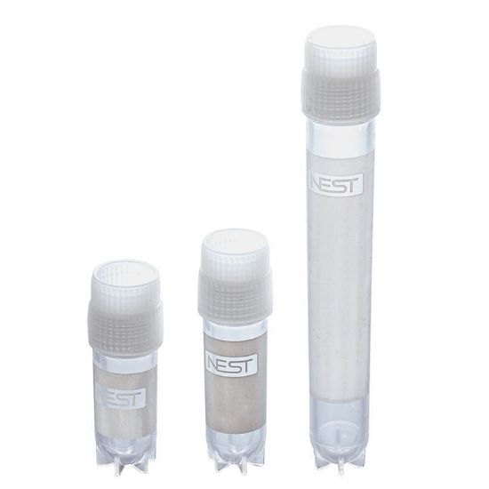 CRYOGENIC VIAL, SELF-STANDING, EXTERNAL THREAD, STERILE, NEST