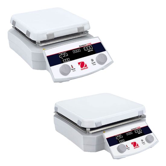 HOT PLATE STIRRERS, DIGITAL, SQUARE CERAMIC TOP, OHAUS GUARDIAN 5000