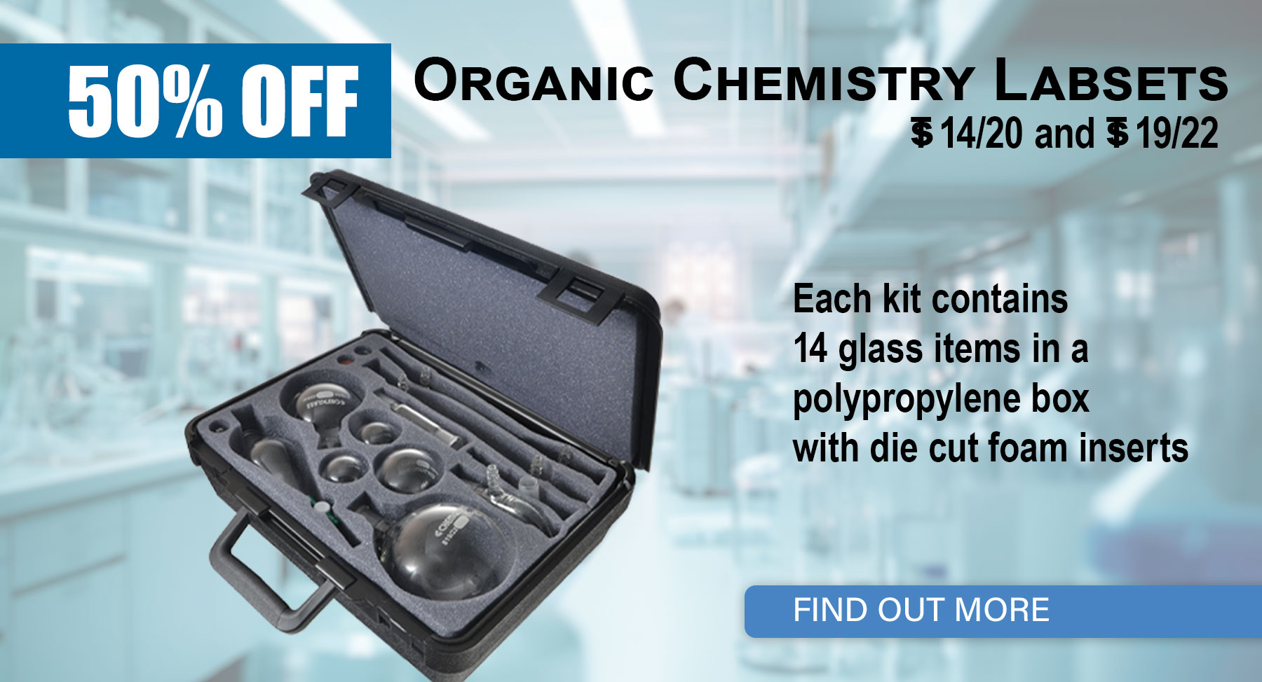 50% OFF Organic Labsets