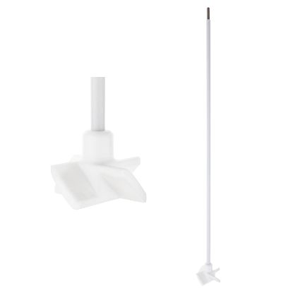 STIRRING SHAFTS, PTFE COVERED STAINLESS STEEL, 6MM, FOUR-BLADE 45°, CHEMRXNHUB COMPACT REACTORS