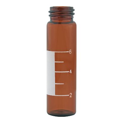 SAMPLE VIALS ONLY, AMBER, GRADUATED, TYPE 1 BOROSILICATE GLASS