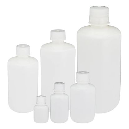 BOTTLES, HIGH DENSITY POLYETHYLENE (HDPE), NARROW MOUTHS