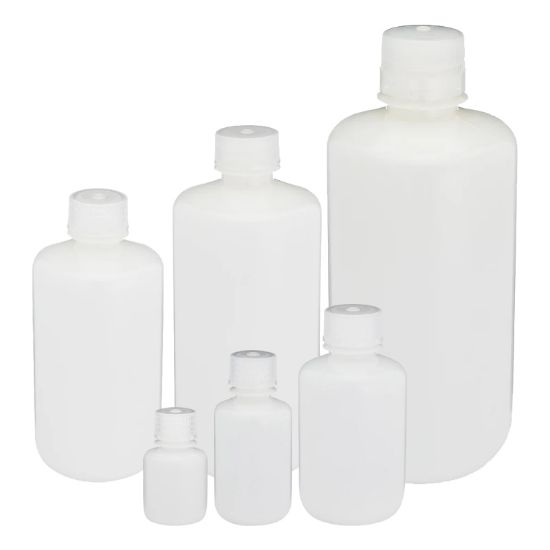 BOTTLES, HIGH DENSITY POLYETHYLENE (HDPE), NARROW MOUTHS