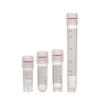 CRYOVIALS, EXTRA LONG LIP SEAL, INTERNAL THREAD WITH SILICONE WASHER