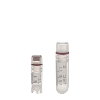 CRYOVIALS, INTERNAL THREAD WITH SILICONE O-RING SEAL