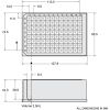 MICROPLATE, 96 WELL, 2 & 2.2ML, DEEP SQUARE, 44MM HEIGHT, PYRAMID BOTTOM, POLYPROPYLENE, PORVAIR