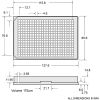 MICROPLATE, 384-WELL, 175UM, BLACK BODY IMAGING, KRYSTAL GLASS BOTTOM, WITH LID, PORVAIR